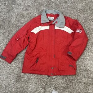 Vintage CB Sports adult XL American Airlines Zip Block Ski Snow Jacket 90's